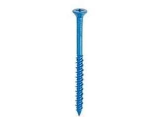 Flat Head Tapcon Blue – Packed 100 w/ Drill Bit