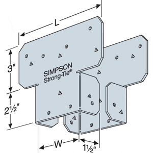 Simpson Strong-Tie AC6 Post Cap