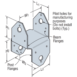 Simpson Strong-Tie BC4 Post Cap