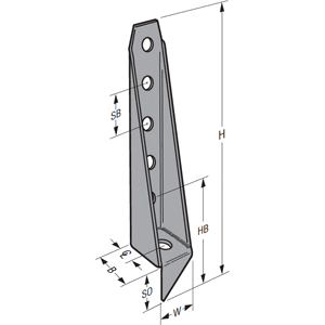 Simpson Strong-Tie HD19 Holdown