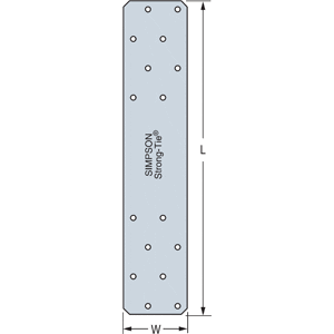 Simpson Strong-Tie HRS416Z Flat Strap Tie Z Max