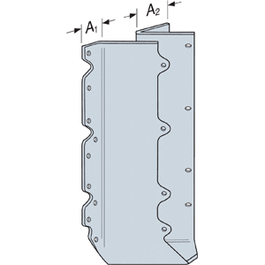 Simpson Strong-Tie HSUL214-2 Hanger Skewed Left 45 Degrees