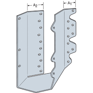 Simpson Strong-Tie HSURC210-2 Hanger Skewed Right 45 Degrees with Concealed Flange