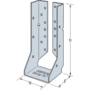 Simpson Strong-Tie HUCQ612SS Face Mount Stainless Steel Joist Hanger with SDS Screws