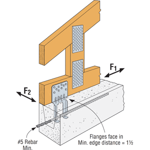 Simpson Strong-Tie LTA2 Lateral Truss Anchor