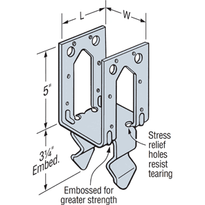 Simpson Strong-Tie PB44 Embedded Post Base