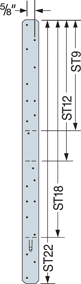 Simpson Strong-Tie ST12 Flat Strap Tie