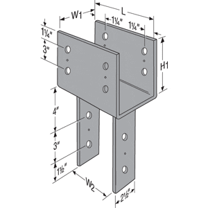 Simpson Strong-Tie CC44 Column Cap – kc-building-supply