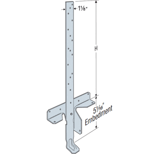 Simpson Strong-Tie HETAL12 Embedded Truss Anchor