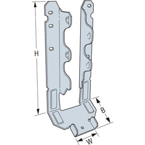 Simpson Ridge Rafter Hanger Simpson Strong-Tie LRU26Z Rafter Hanger – kc-building-supply