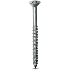 FLAT HEAD TAPCON STAINLESS STEEL – PACKED 100 W/ DRILL BIT